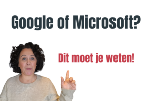 Met deze tips maak je een goede keuze tussen Google of Microsoft Business